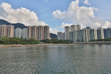  Tolo liman manzara içinde Hong Kong Ma üzerinde Shan