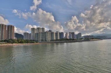  Tolo liman manzara içinde Hong Kong Ma üzerinde Shan