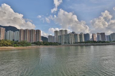  Tolo liman manzara içinde Hong Kong Ma üzerinde Shan