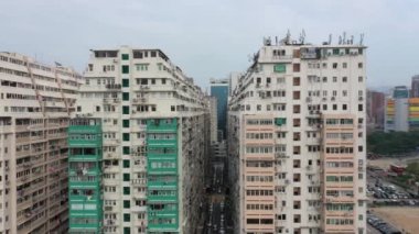 26 Ekim 2019, Hong Kong 'daki Tong Lau eski evi.