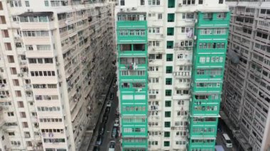 26 Ekim 2019, Hong Kong 'daki Tong Lau eski evi.