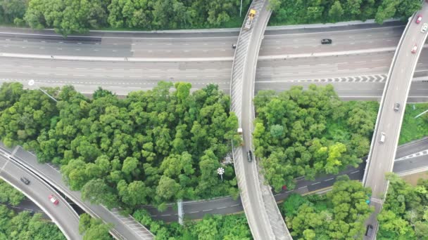 Αυτοκινητόδρομος Στο Hong Kong Οκτ 2019 — Αρχείο Βίντεο