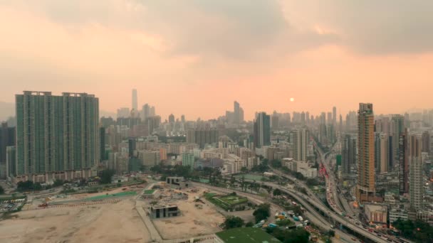Městská Čtvrť Kowloon 2019 — Stock video