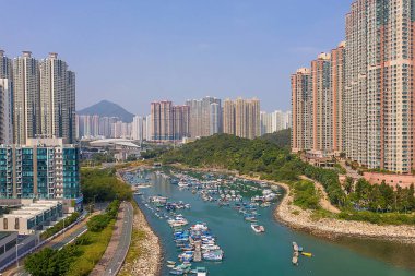  14 Kasım 2019 Tseung Kwan O Waterfront Parkı, Hong Kong 