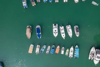 14 Kasım 2019 Tko Hk 'deki Nehirde Anchored Teknesi