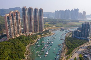  14 Kasım 2019 Tseung Kwan O Waterfront Parkı, Hong Kong 