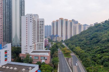 14 Kasım 2019 İkamet Bölgesi 'nin yüksek manzarası Kwan O' ya saldırıyor. 