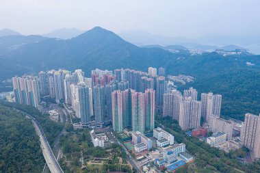 14 Kasım 2019 İkamet Bölgesi 'nin yüksek manzarası Kwan O' ya saldırıyor. 