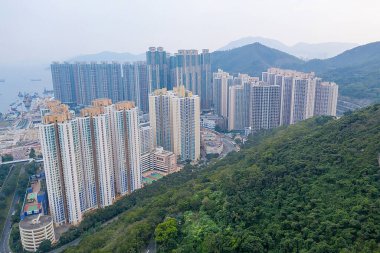 14 Kasım 2019 İkamet Bölgesi 'nin yüksek manzarası Kwan O' ya saldırıyor. 