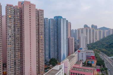 14 Kasım 2019 Tseung Kwan O 'daki Hung Kong Malikanesi.