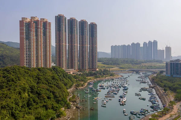14 nov 2019 high view of Residential Area attseung Kwan O — Stockfoto