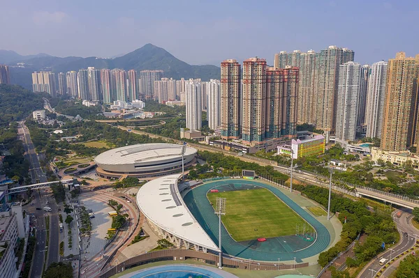 14 Novembro 2019 Hong Kong VELODROME parque, Skatepark and the Sports — Fotografia de Stock