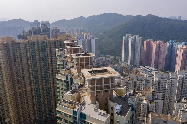 14 Nov 2019 vista alta del área residencial en Tseung Kwan O —  Fotos de Stock