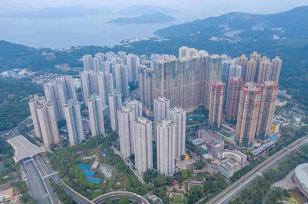 14 Nov 2019 high view of Residential Area atTseung Kwan O — Stock Photo, Image