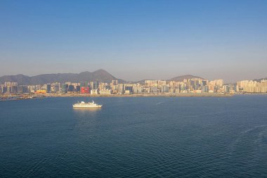 16 Kasım 2019, Kowloon manzaralı sahil şeridi, hk