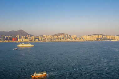 16 Kasım 2019, Kowloon manzaralı sahil şeridi, hk