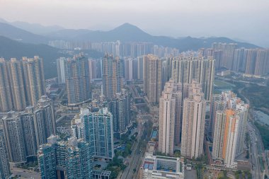 18 Kasım 2019, Hong Kong, Tseung Kwan O 'nun güneyi. 