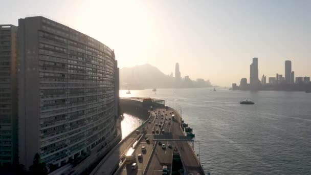 Porto Victoria Hong Kong — Vídeo de Stock