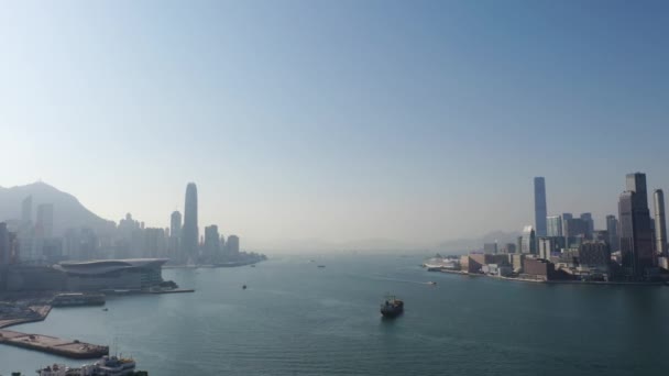 Victoria Harbour Hongkong — Stockvideo