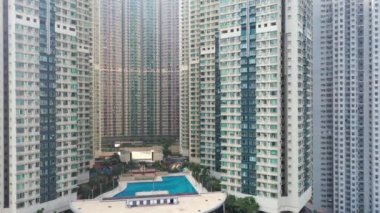 Tko 'da Hong Kong' da bir emlak modeli. 14 Kasım 2019
