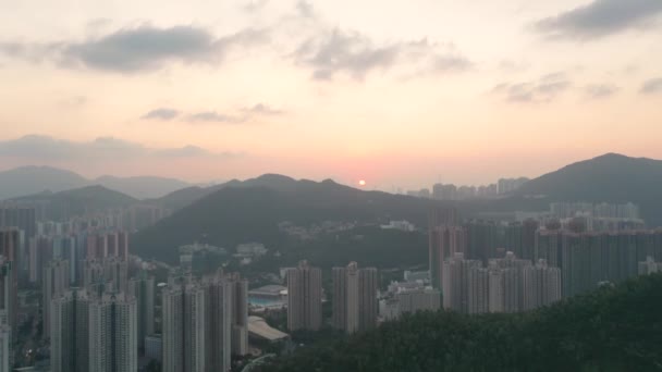 Hang Hau Tko Hong Kong Kasım 2019 — Stok video
