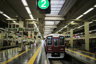Japonya, Osaka 'daki Hankyu Umeda İstasyonu.