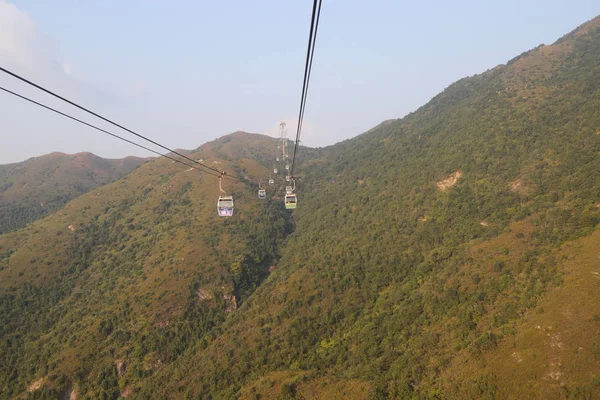 23 Nov 2019 Ngong Ping Cable Car, Hong Kong durante el día — Foto de Stock