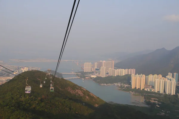 23 Nov 2019 Ngong Ping 360 teleférico en la isla de Lantau, Hong Kong — Foto de Stock