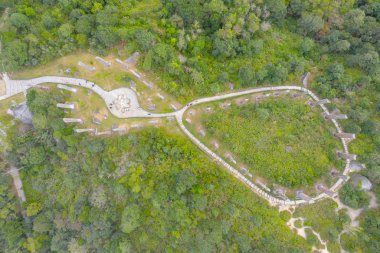 23 Kasım 2019 Bilgelik Yolu. Lantau Adası, Hong Kong, Çin.
