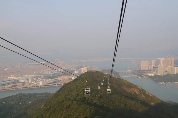 23 Nov 2019 Téléphérique Ngong Ping 360 sur l'île de Lantau, Hong Kong — Photo