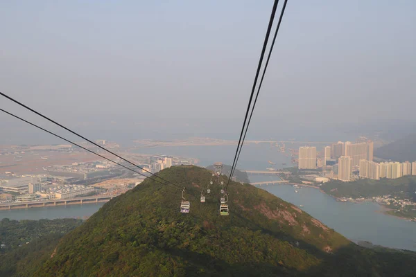 23 Nov 2019 Ngong Ping 360 teleférico en la isla de Lantau, Hong Kong — Foto de Stock