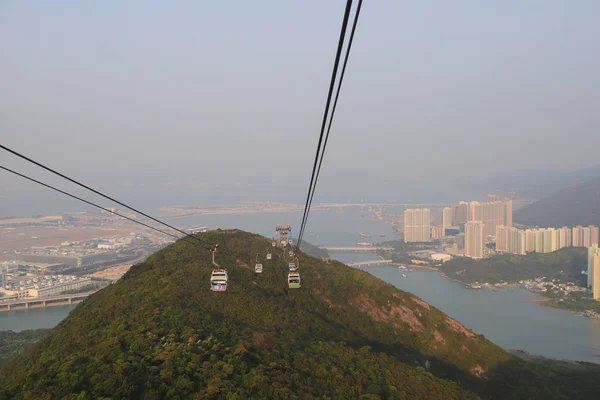 23 Nov 2019 Ngong Ping 360 teleférico en la isla de Lantau, Hong Kong — Foto de Stock