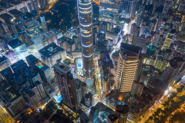 30 Kasım 2019 şehir merkezi Tsim Sha Tsui, Hong Kong