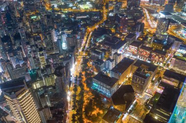 30 Kasım 2019 şehir merkezi Tsim Sha Tsui, Hong Kong