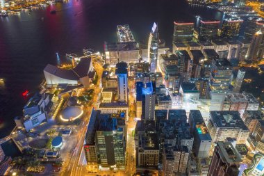 30 Kasım 2019 şehir merkezi Tsim Sha Tsui, Hong Kong