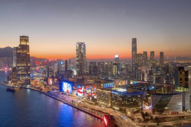 30 Kasım 2019 Xmas zamanı Tsim Sha Tsui, Hong Kong