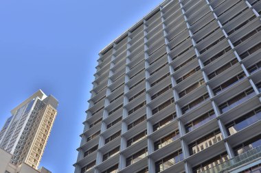30 Kasım 2019, Tsim Sha Tsui hk 'daki ofis binaları.