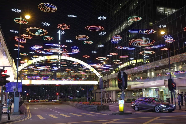30 Νοε 2019, Χριστουγεννιάτικος φωτισμός στο Tst hong kong. — Φωτογραφία Αρχείου
