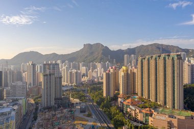 8 Aralık 2019 Hong Kong Gün batımı, Wong Tai Sin