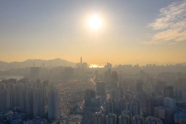 8 Aralık 2019 Hong Kong şehir simgesi.