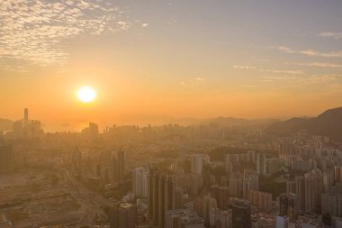 8 Aralık 2019 Hong Kong şehir simgesi.