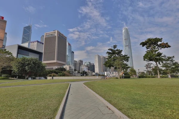 9 dec 2019 dagtid på Tamar Park hong kong — Stockfoto