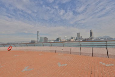 9 Aralık 2019 Wan Chai 'deki Batı Bölgesi Gezinti Alanı