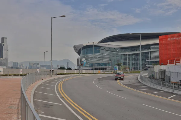 9 dic 2019 THE Hong Kong Convention and Exhibition Centre . — Foto Stock