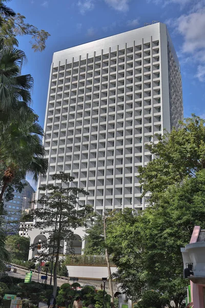 9 Dec 2019 the Skyscrapers Near The Hong Kong Park. — 图库照片