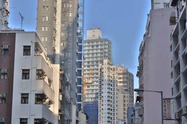 25 Aralık 2019 Sai Ying Pun Hong Kong 'daki Tong Lau.