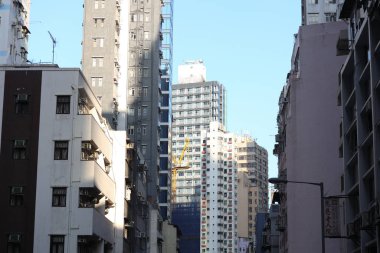 25 Aralık 2019 Sai Ying Pun Hong Kong 'daki Tong Lau.