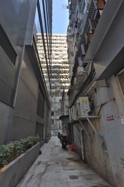 24 Aralık 2019 Tsim Sha Tsui 'nin şehir görüşü 