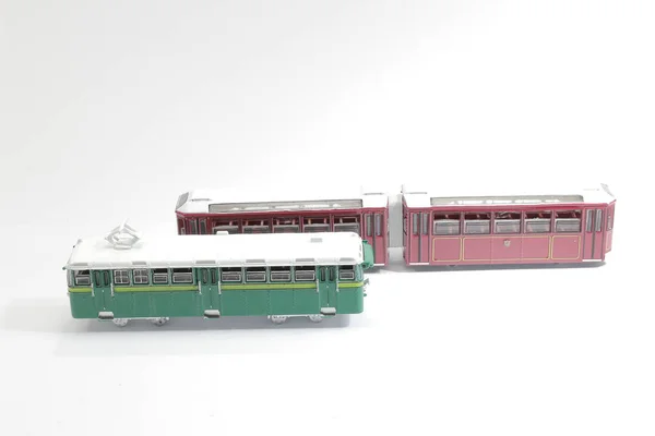 The scale of hong kogn peak tram on white back ground — Stock Photo, Image