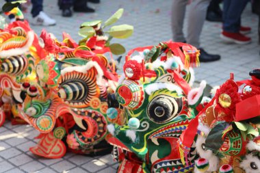 27 Ocak 2020 Tin Hau Tapınağında yeni yıl etkinliği